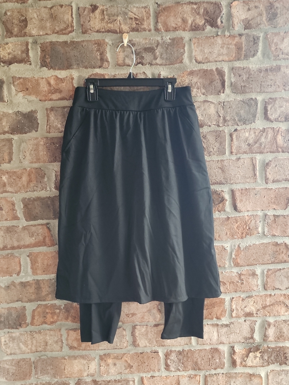 Black Women’s Skirt with Attached Leggings